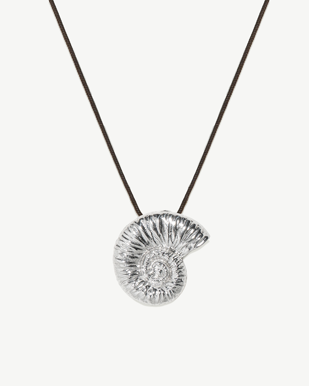 Colar em prata 925 de concha maxi