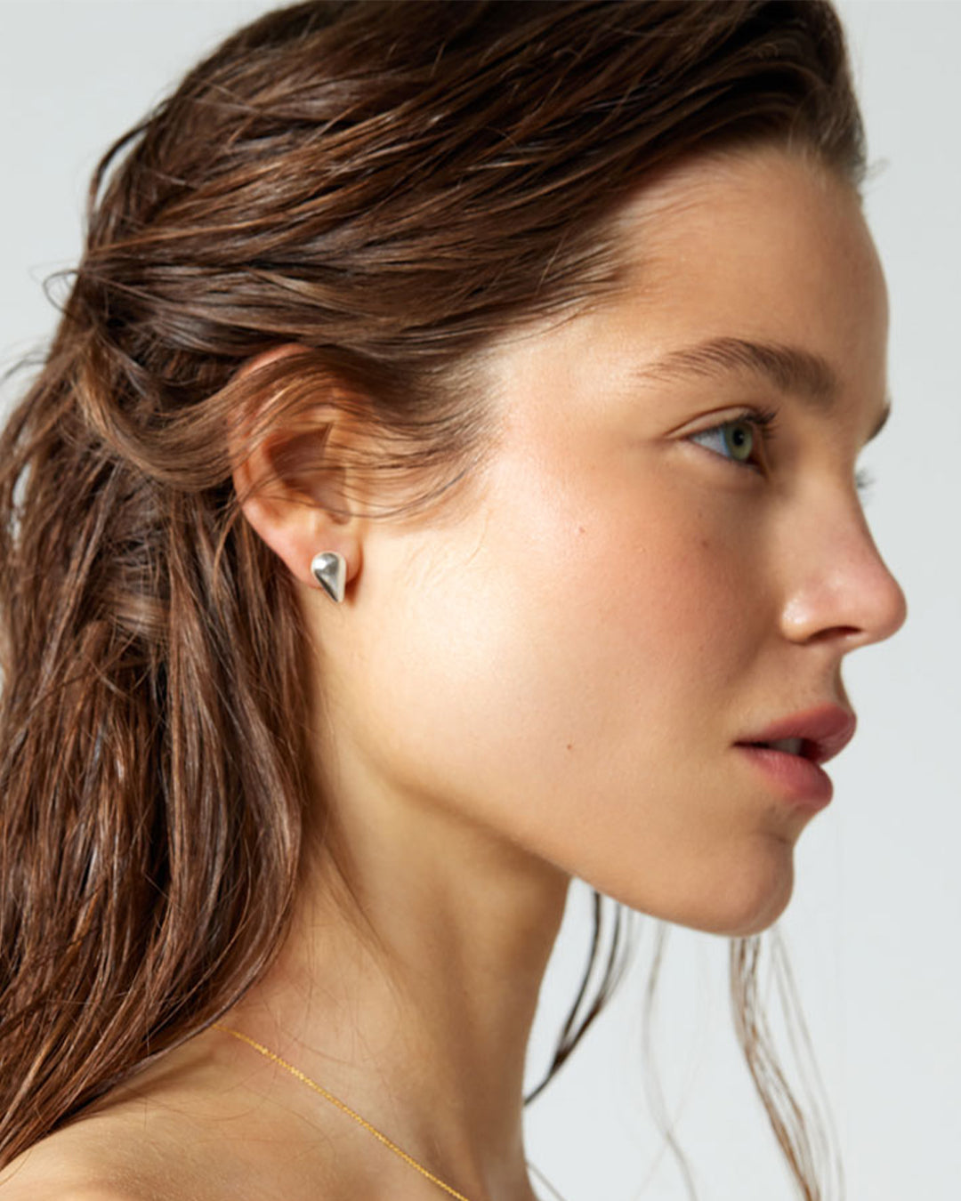 Brincos Aire Mini Prateados