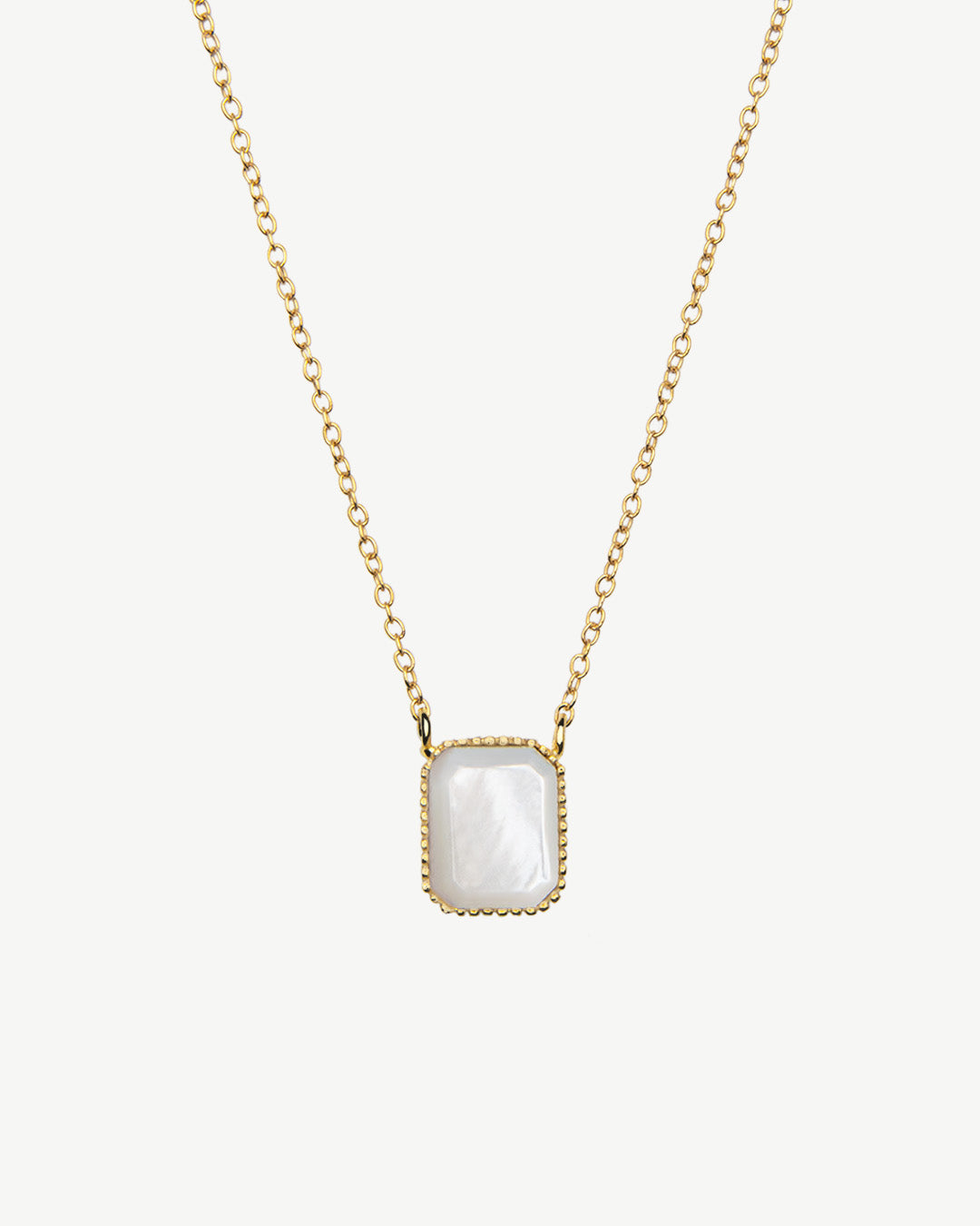 Colar em prata com madrepérola