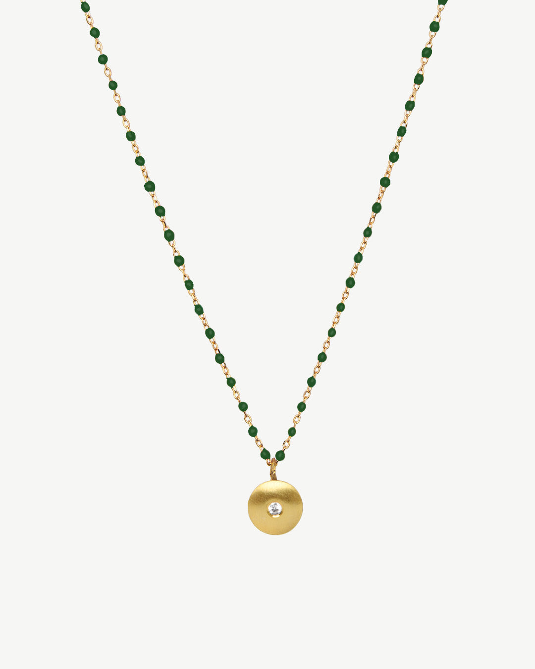 colar em prata e esmalte