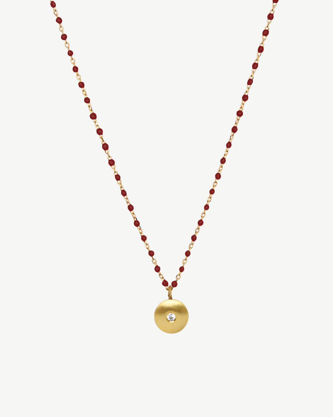 colar em prata e esmalte