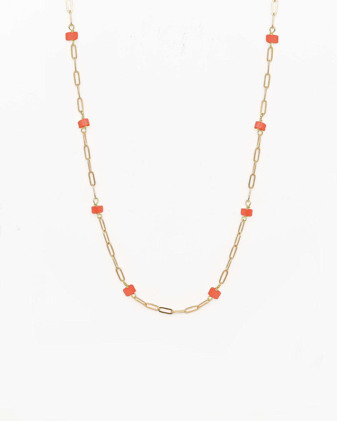 Colar em prata com pedras coloridas