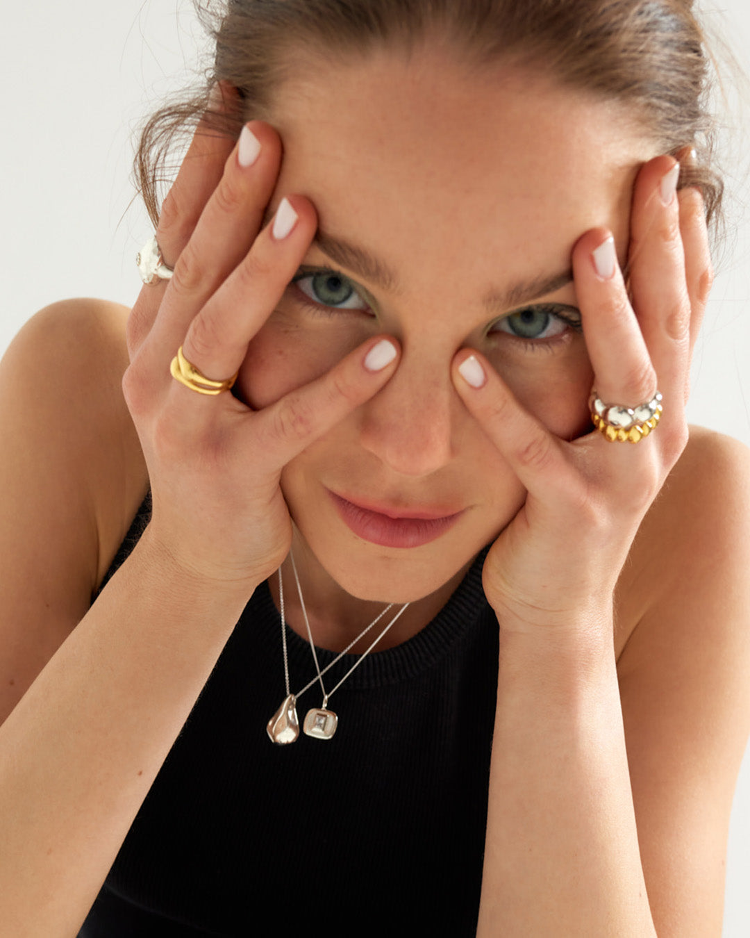 Colar Pendente Prateado