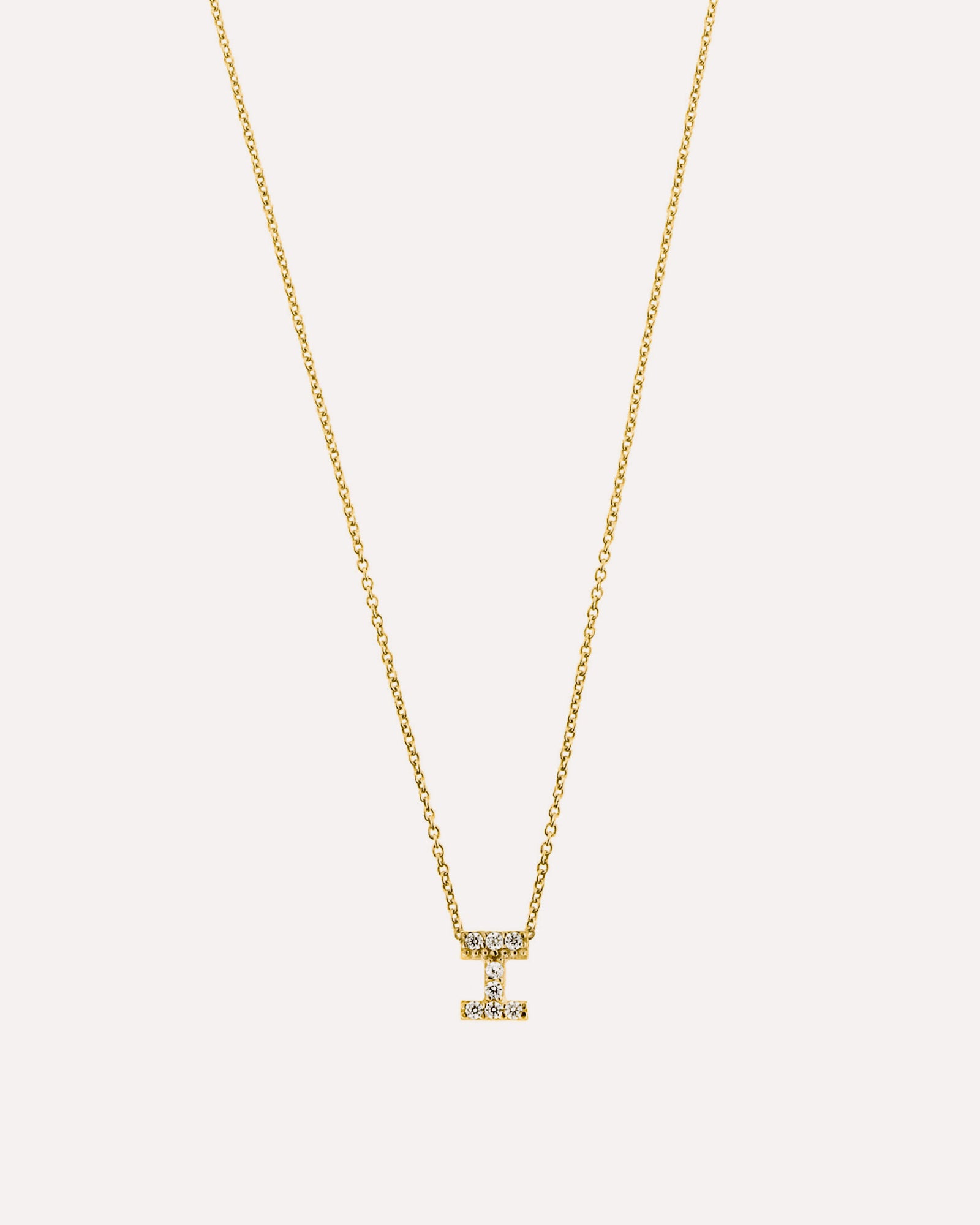 Colar letra inicial em prata