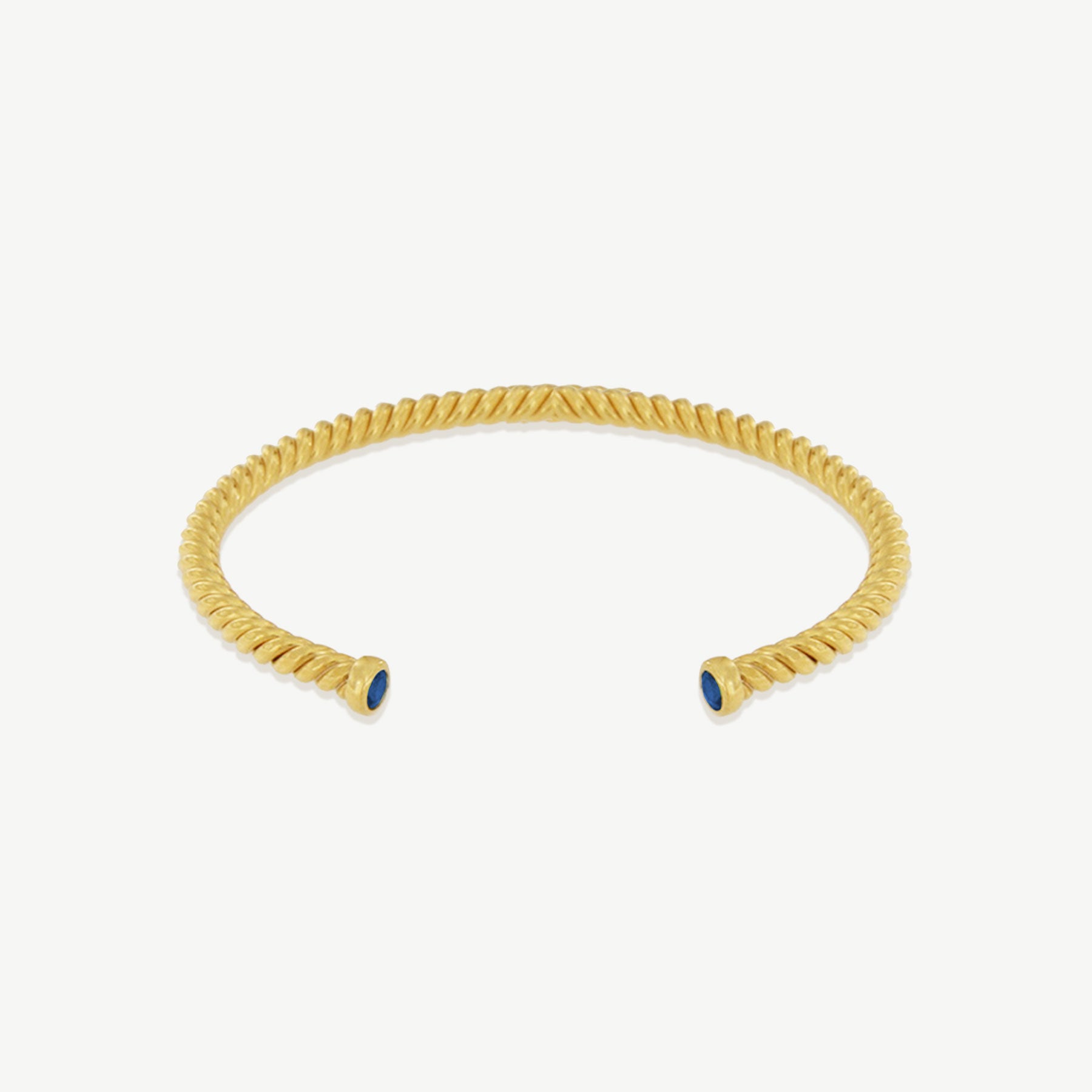 Escrava Arni dourada com zirconia