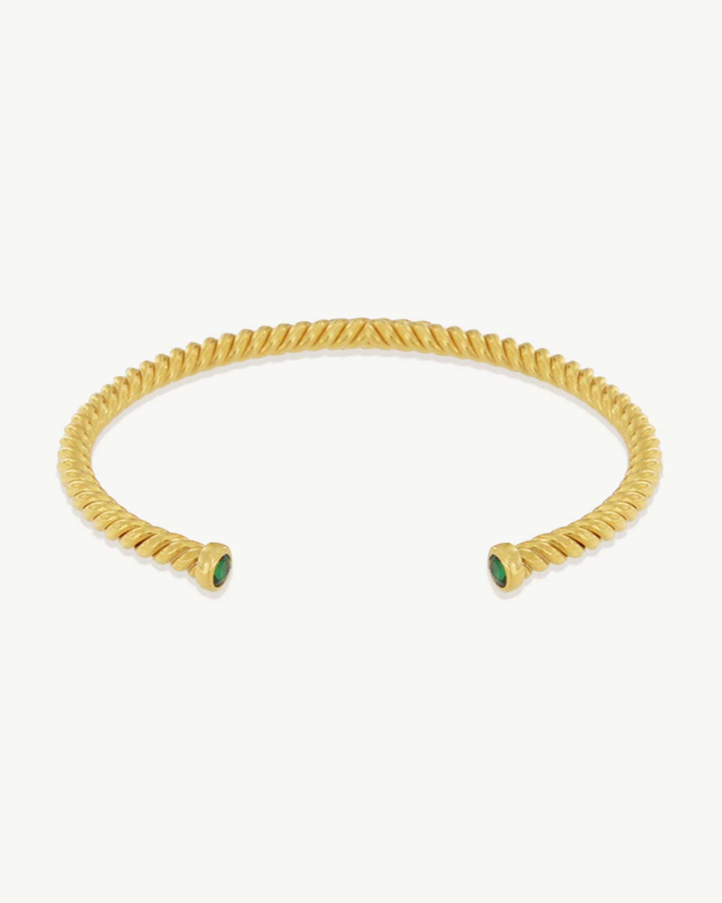 Escrava Arni dourada com zirconia