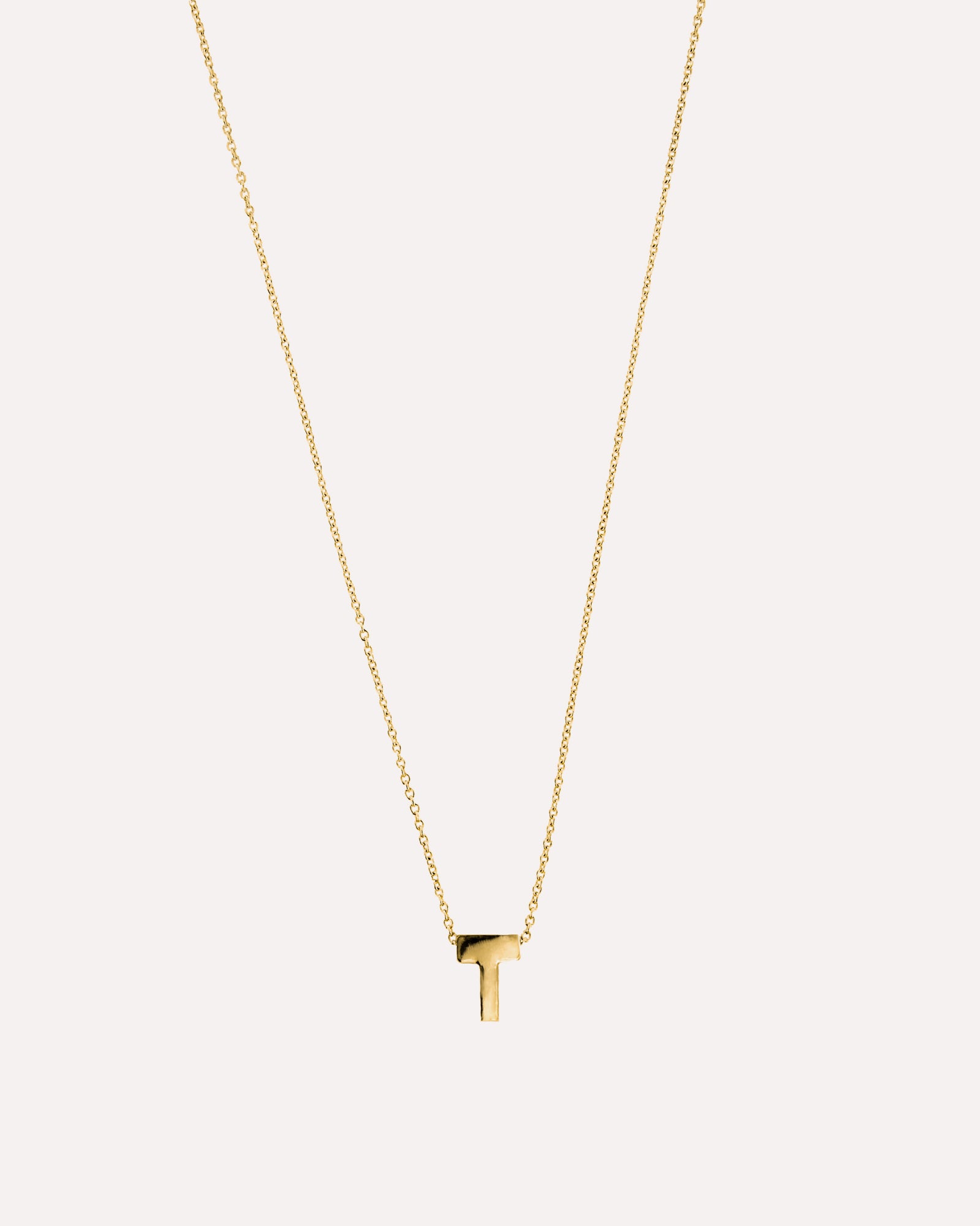 Colar letra inicial em prata