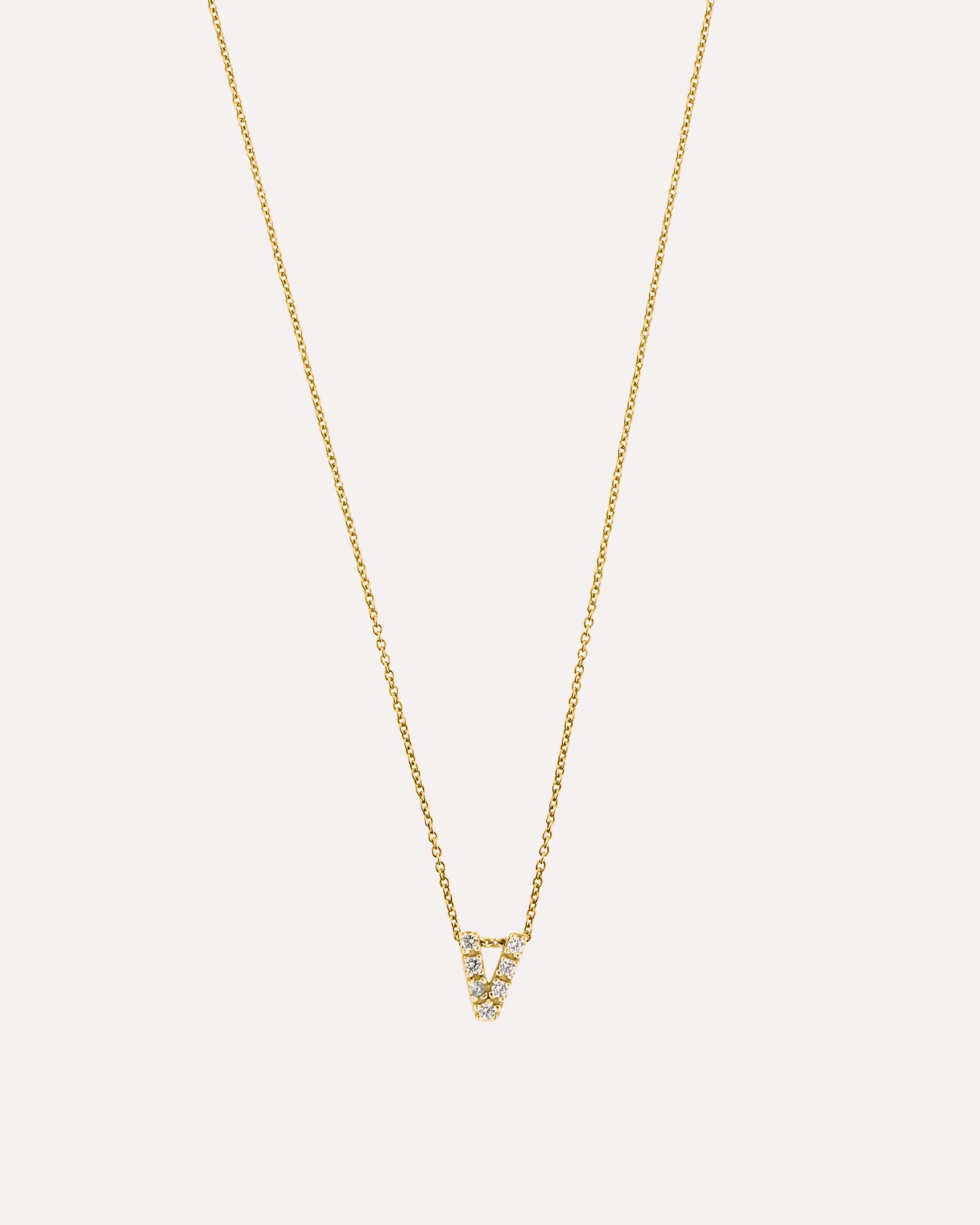 Colar letra inicial em prata