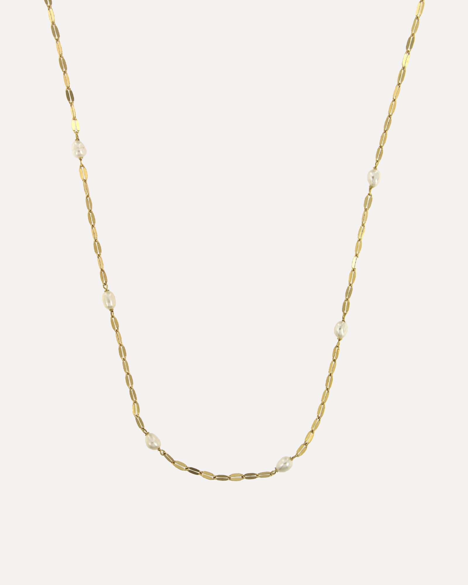 Colar malha coffee com pedras coloridas