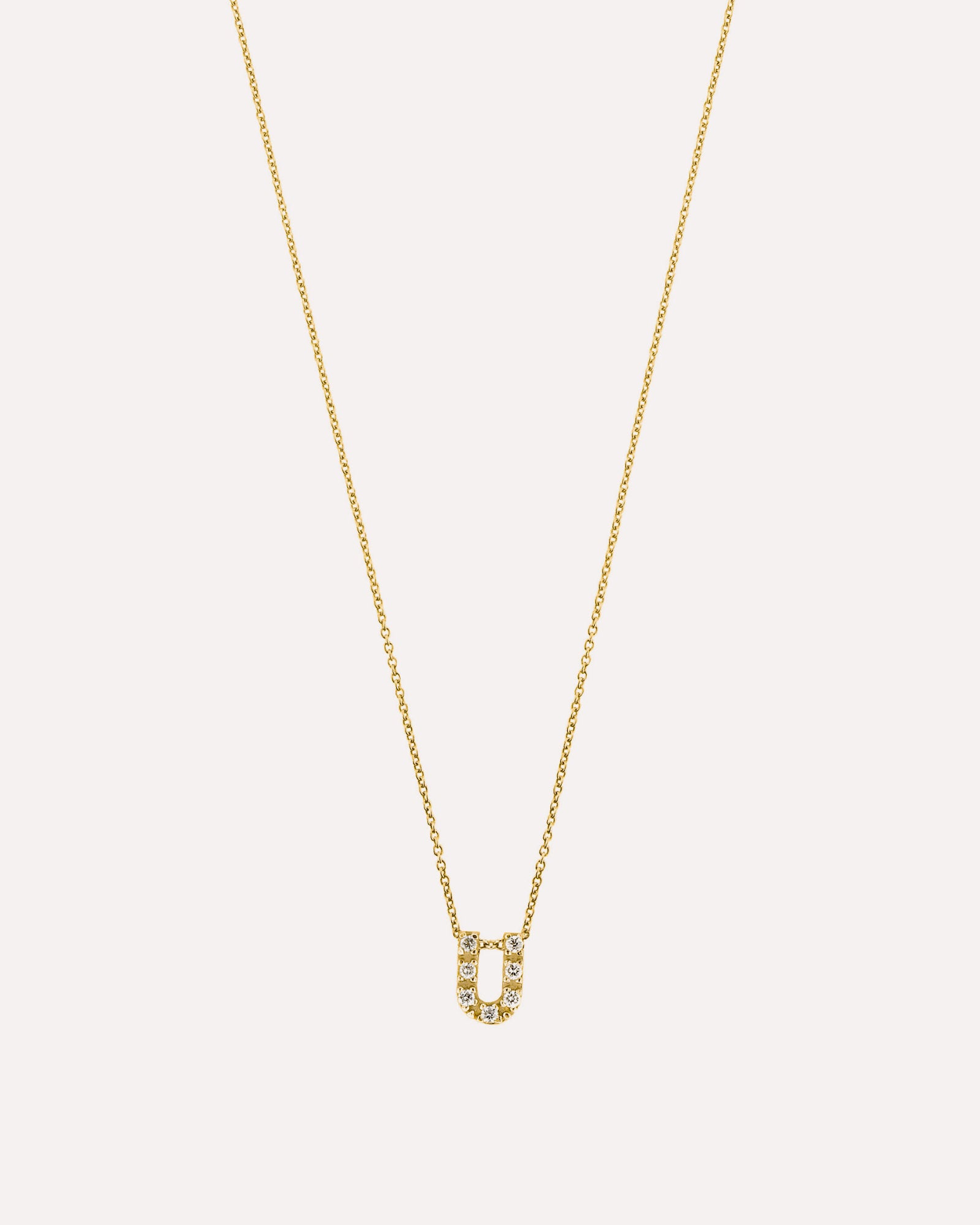 Colar letra inicial em prata