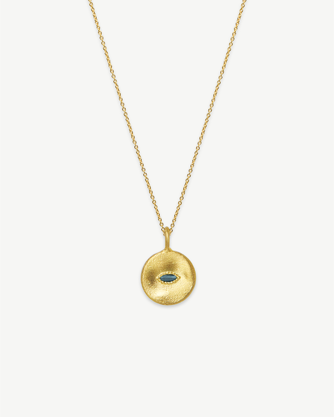 Colar em prata 925 com banho de ouro 18K e zircónia cúbica.