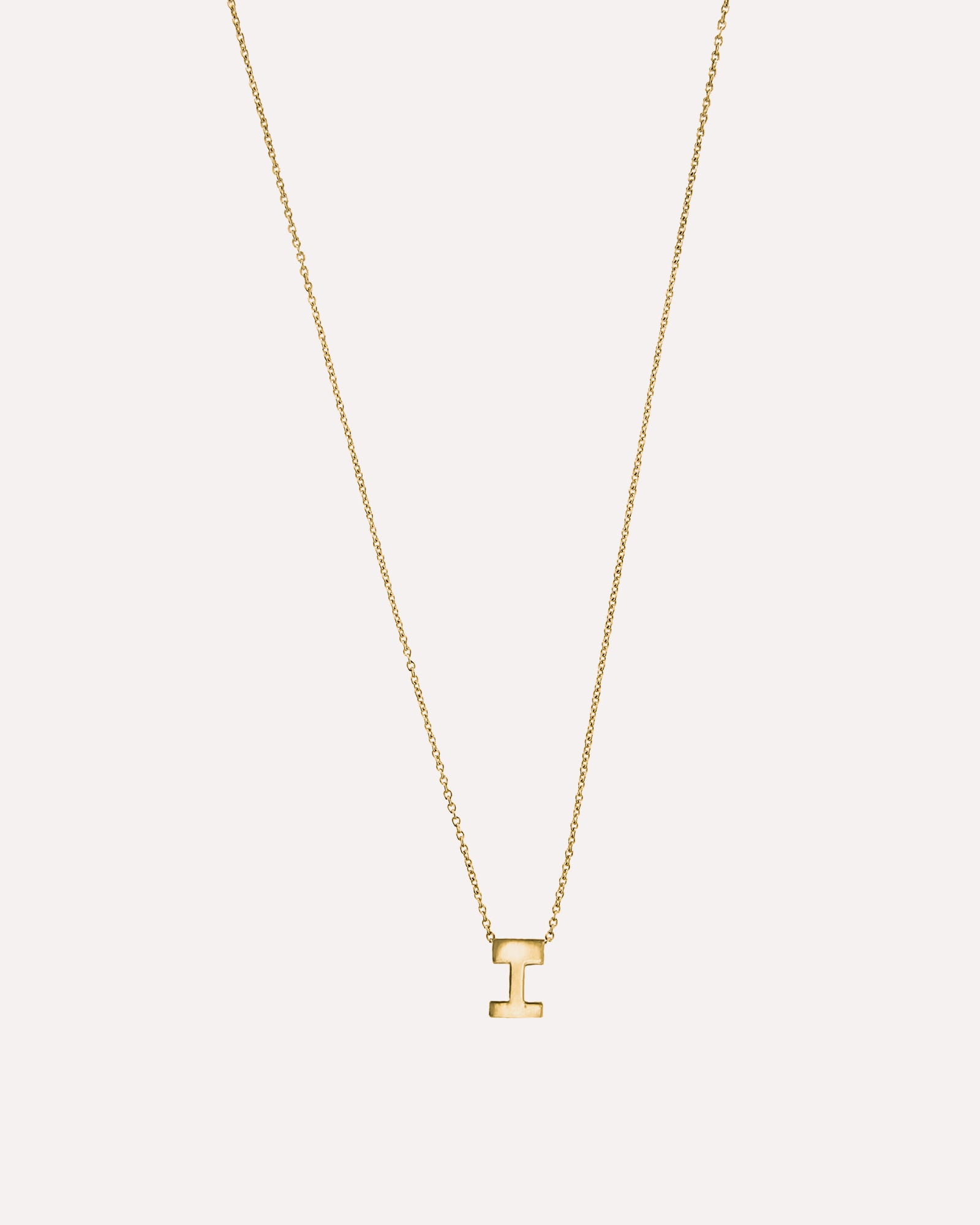 Colar letra inicial em prata