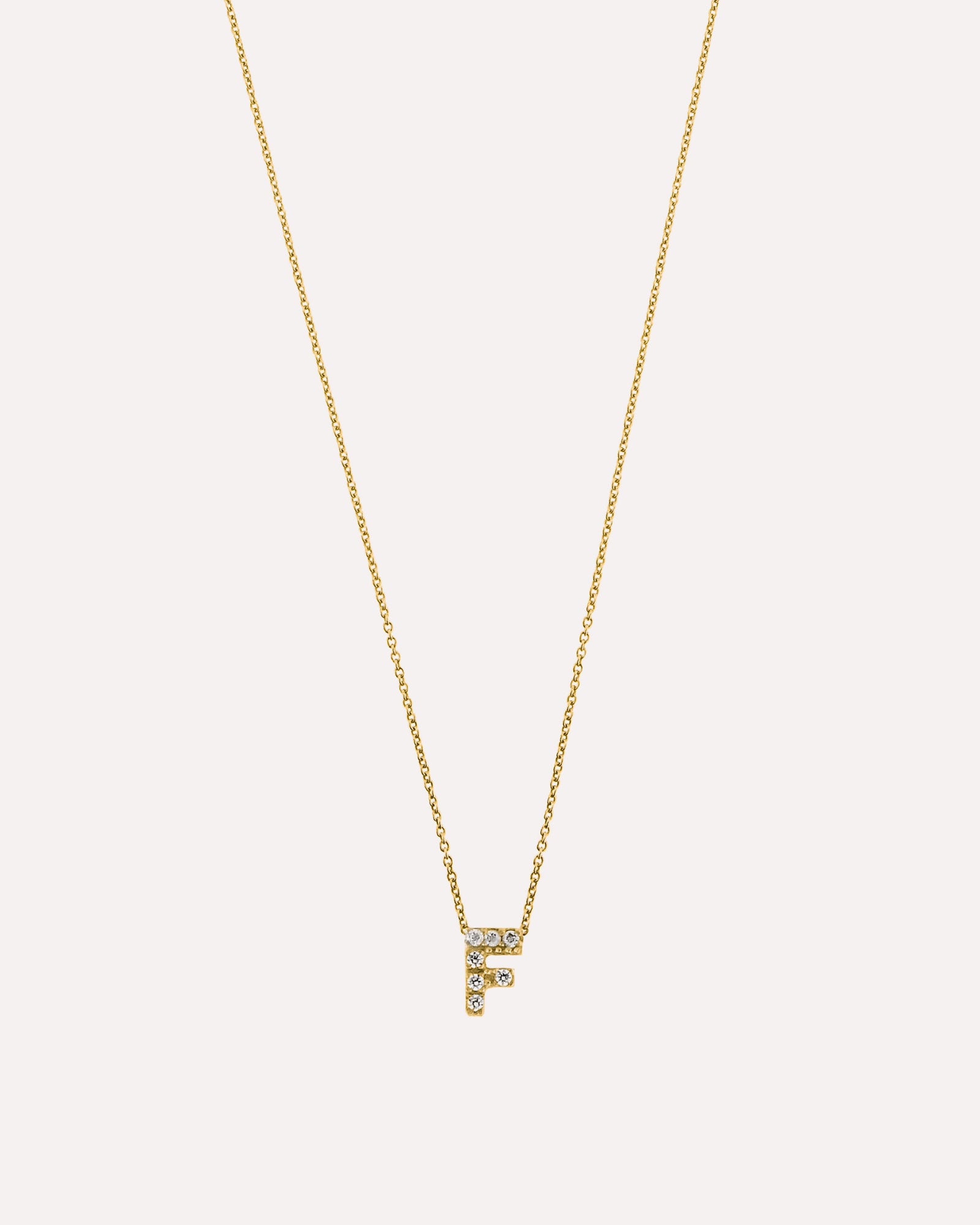 Colar letra inicial em prata