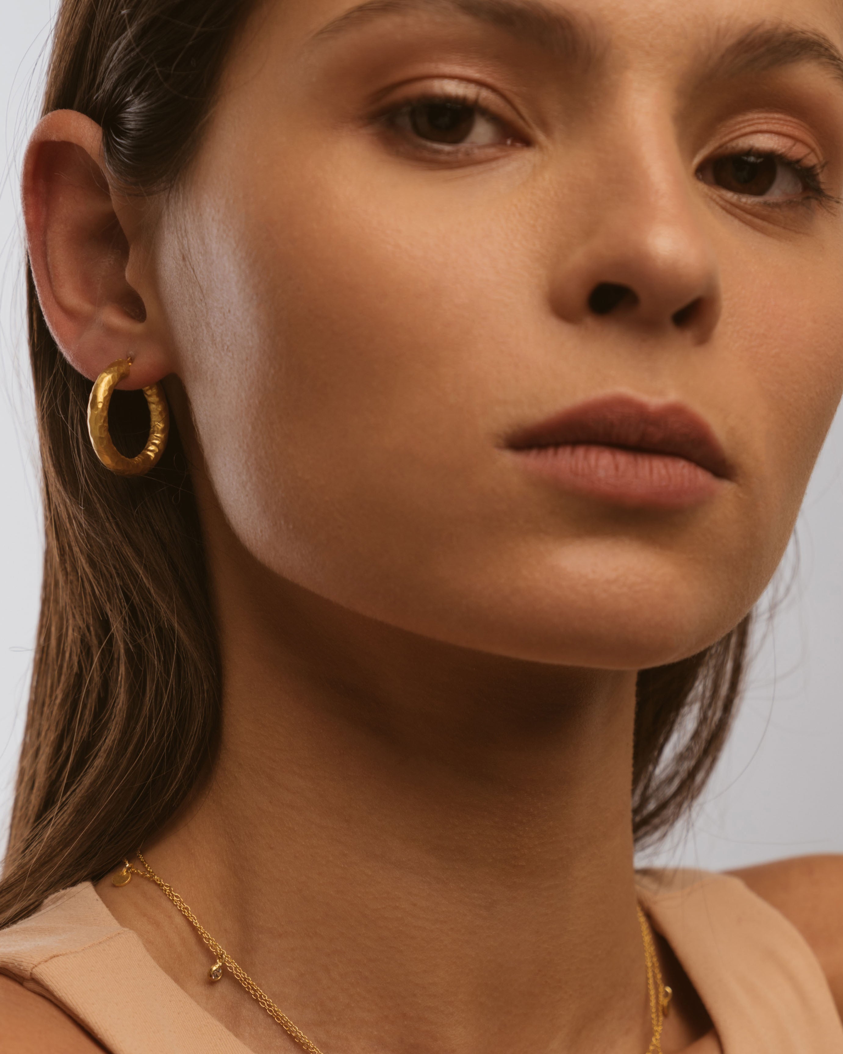 Argolas em prata 925 com banho de ouro 18K ou ródio. em modelo