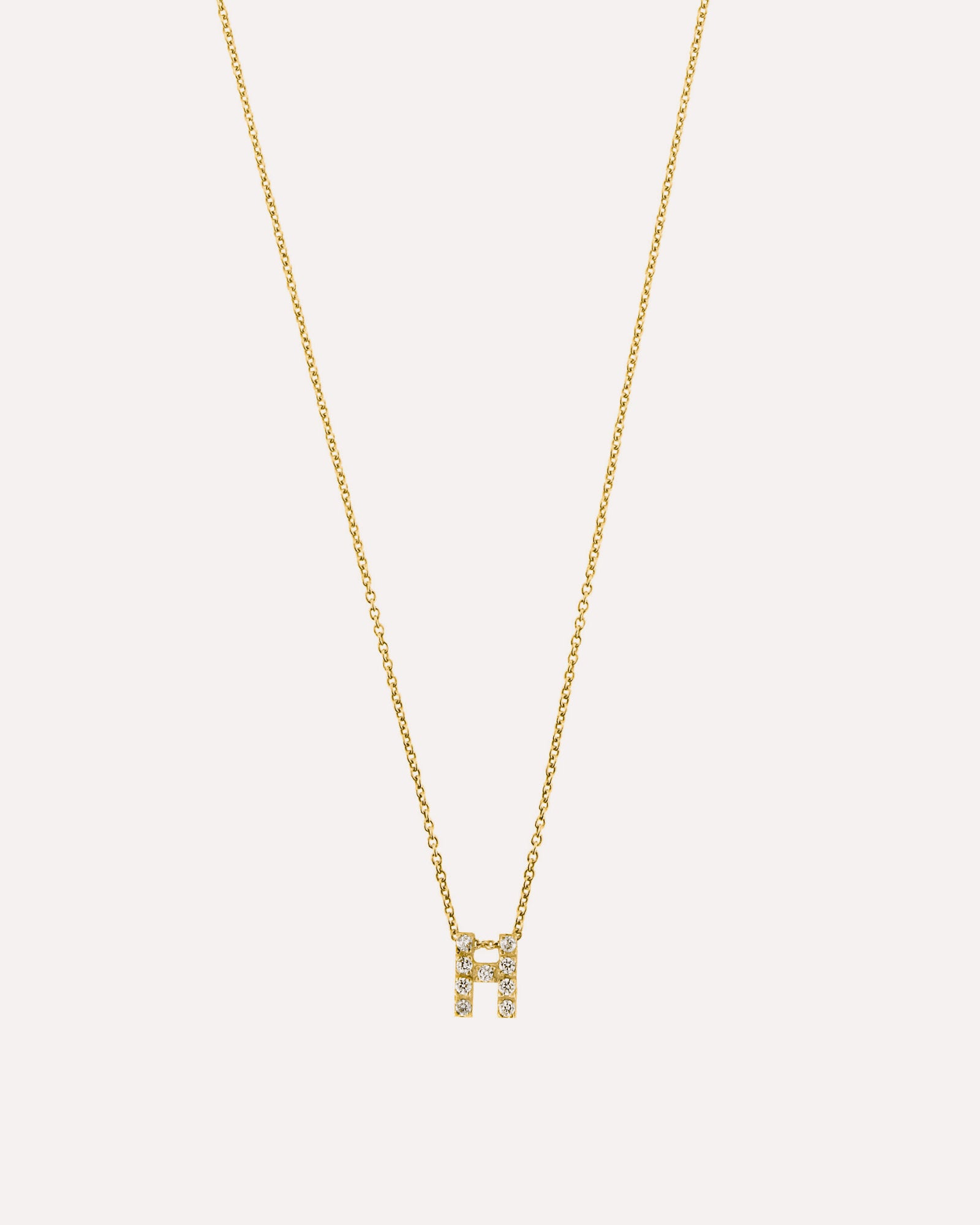 Colar letra inicial em prata