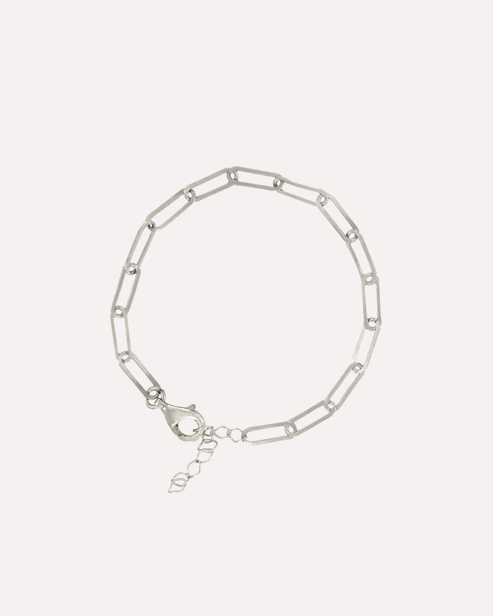 pulseira em malha de prata