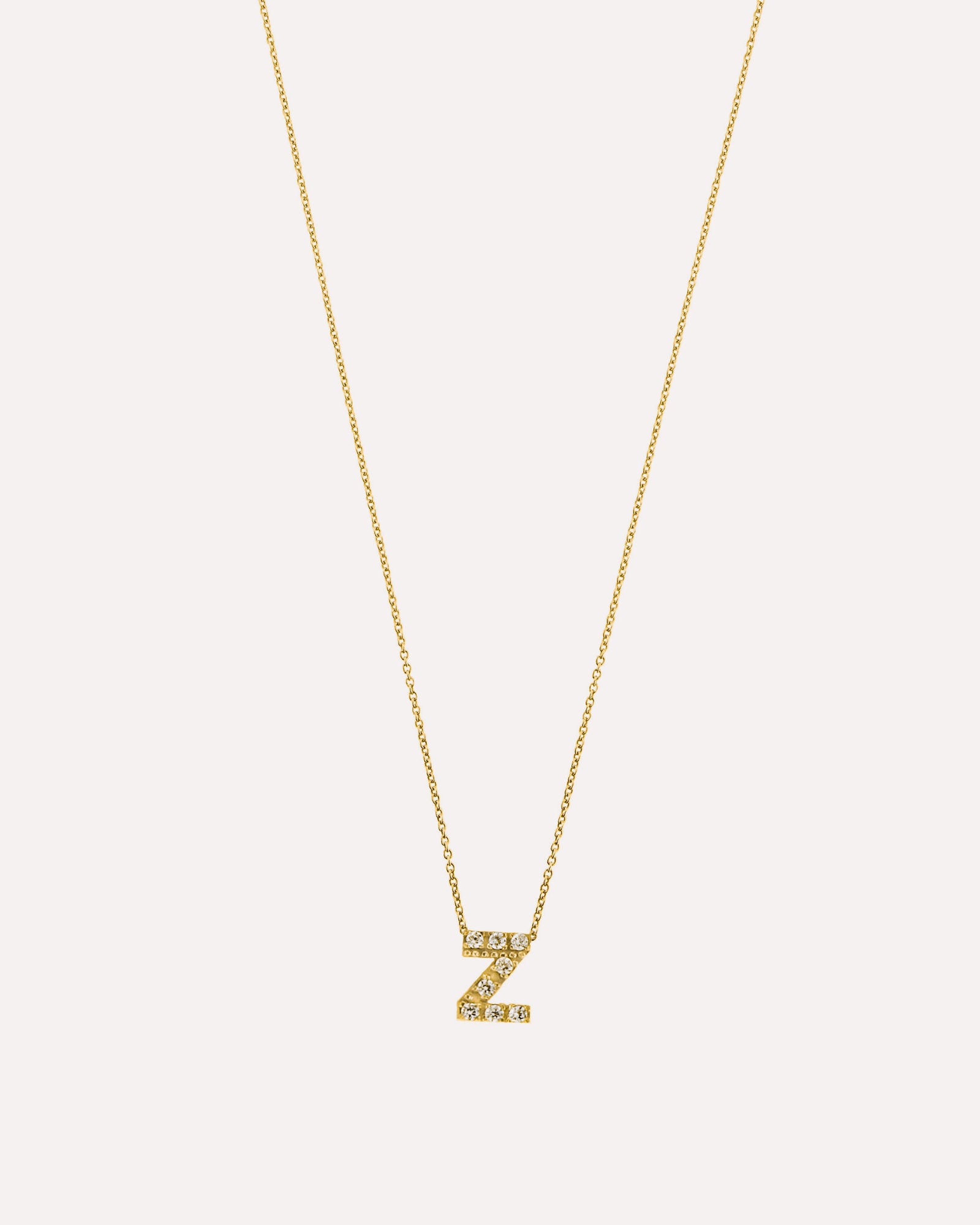 Colar letra inicial em prata