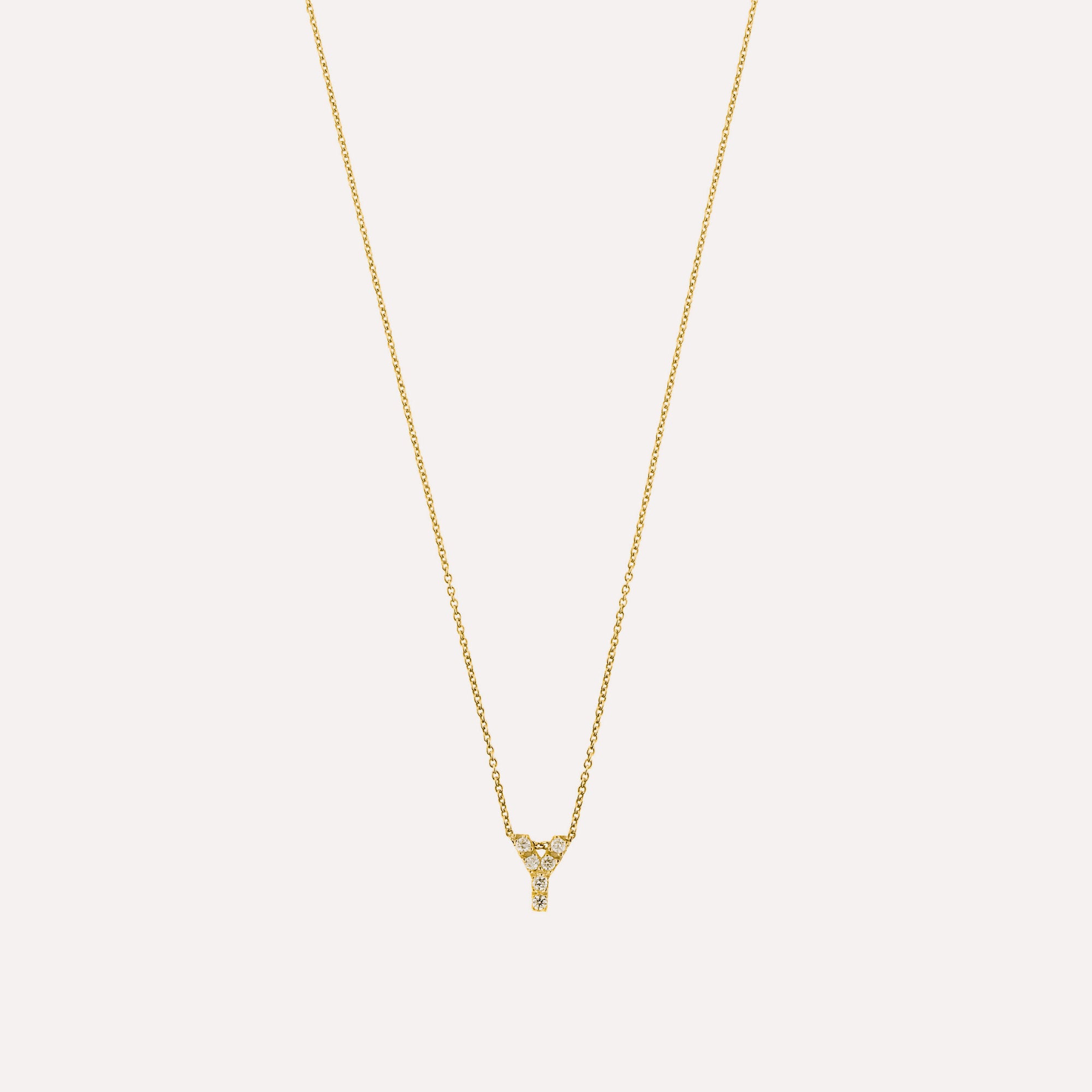 Colar letra inicial em prata