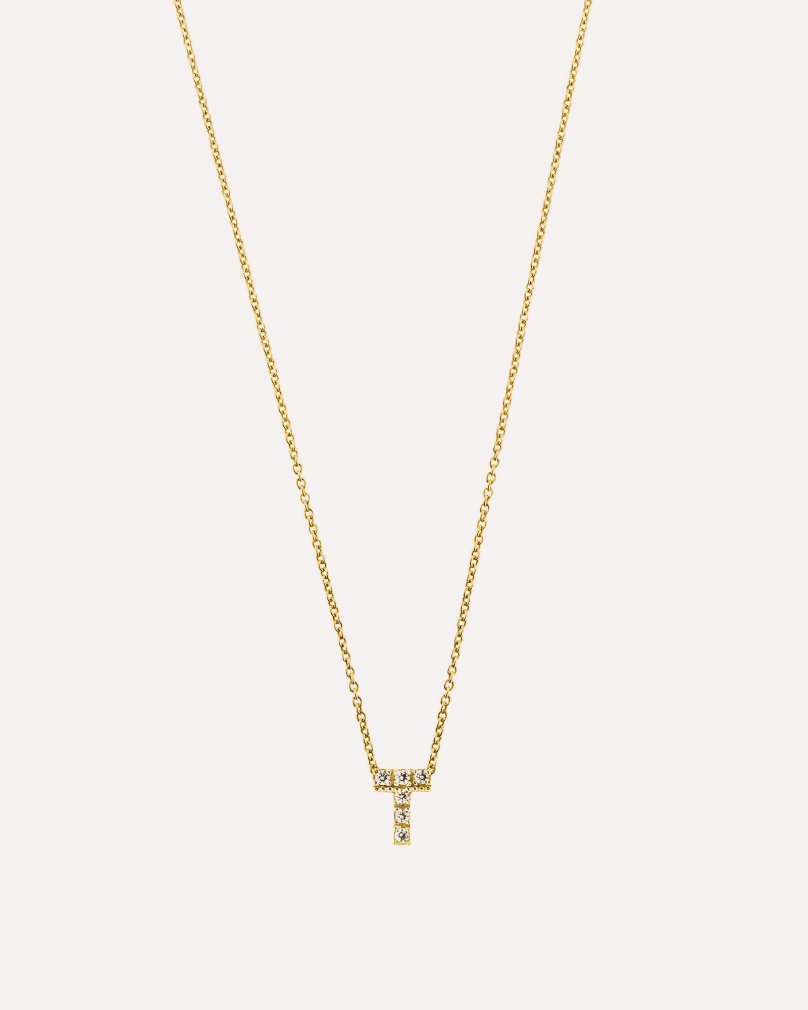 Colar letra inicial em prata