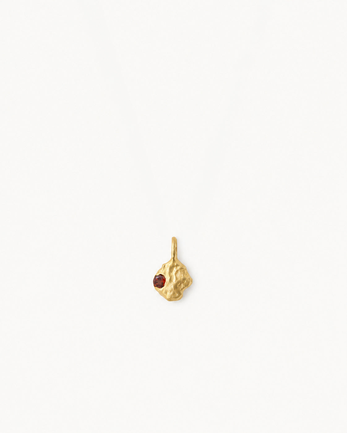Pendente Birthstone Janeiro – Granada natural