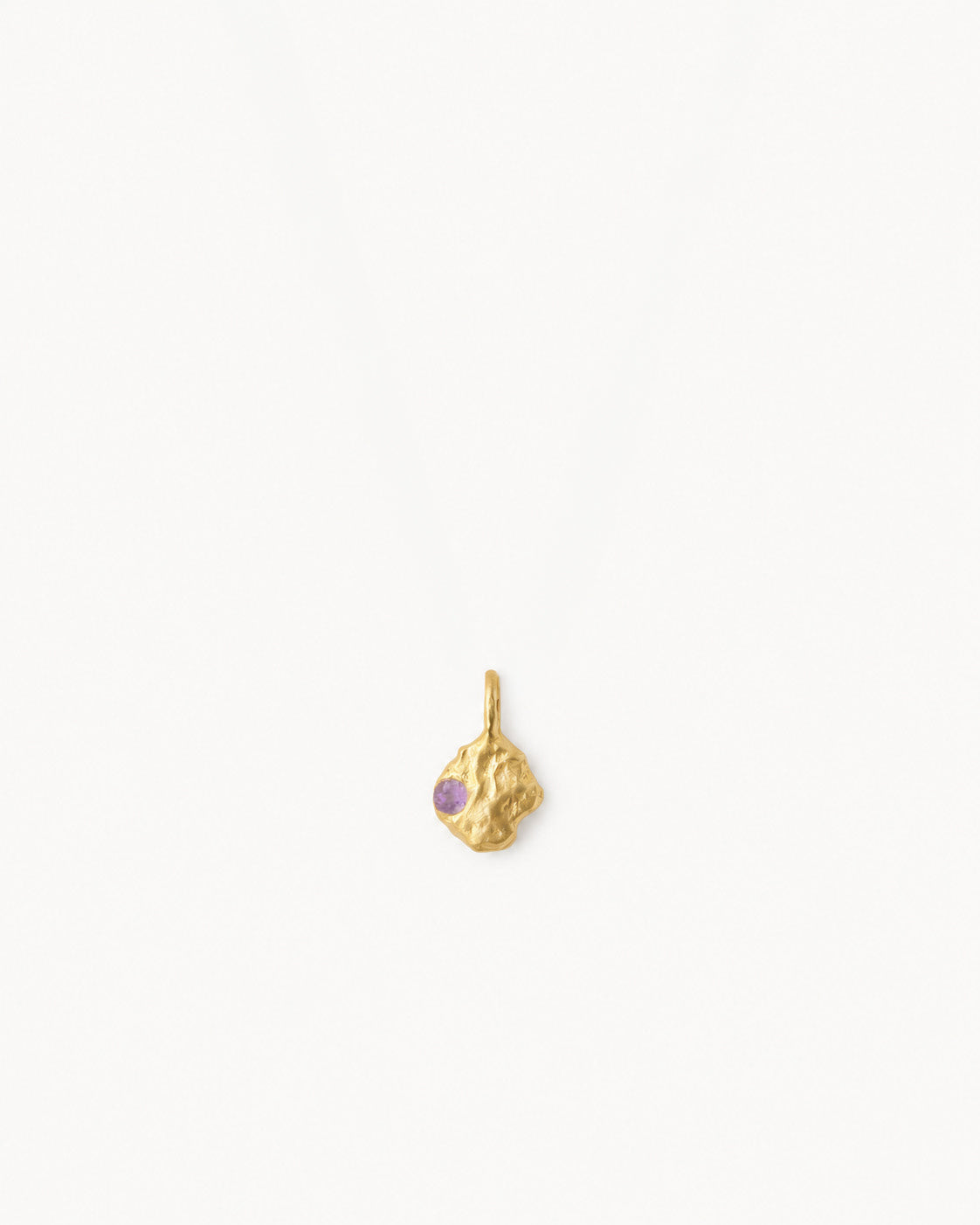 Pendente Birthstone Fevereiro – Ametista natural