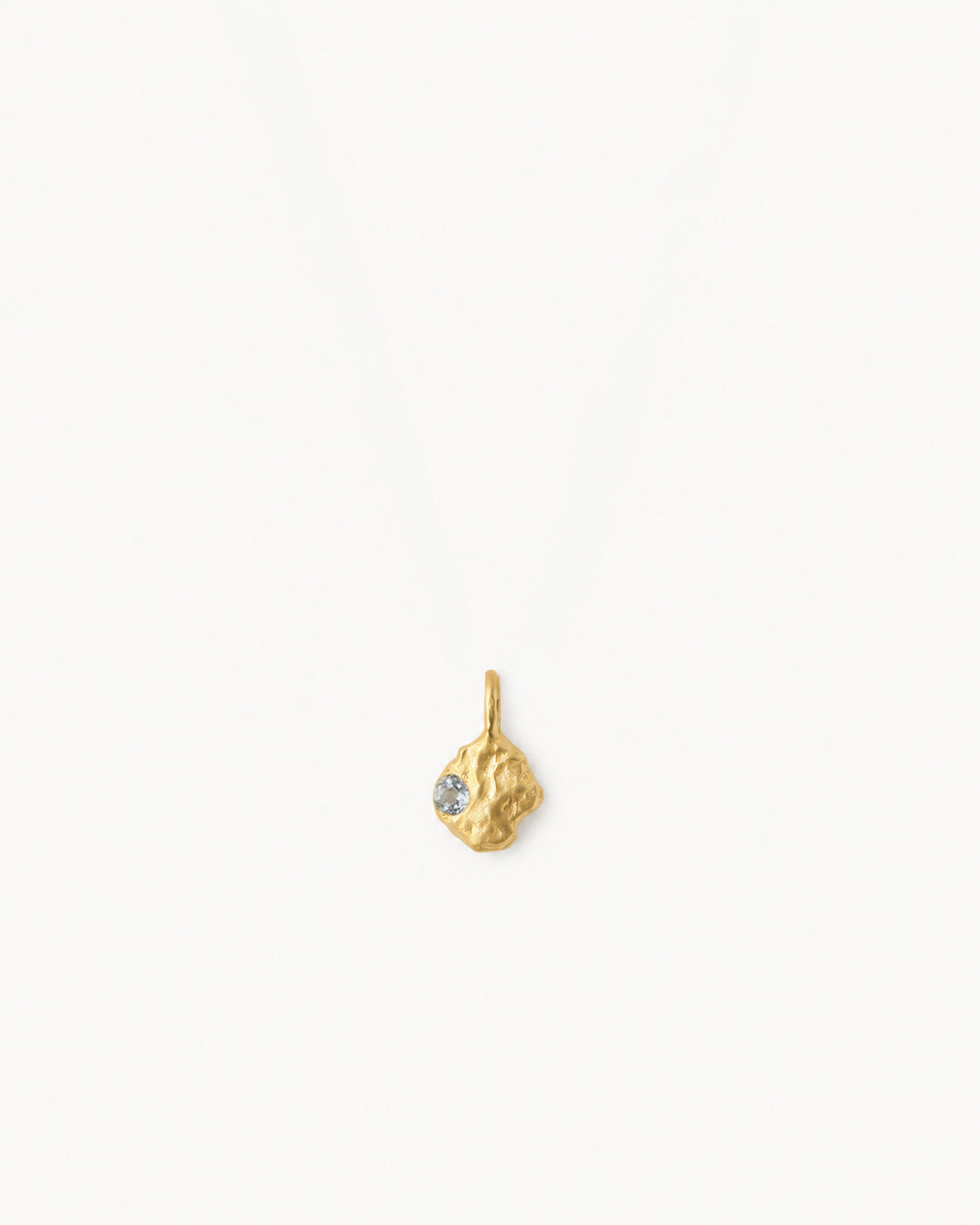 Pendente Birthstone Março – Água-Marinha natural