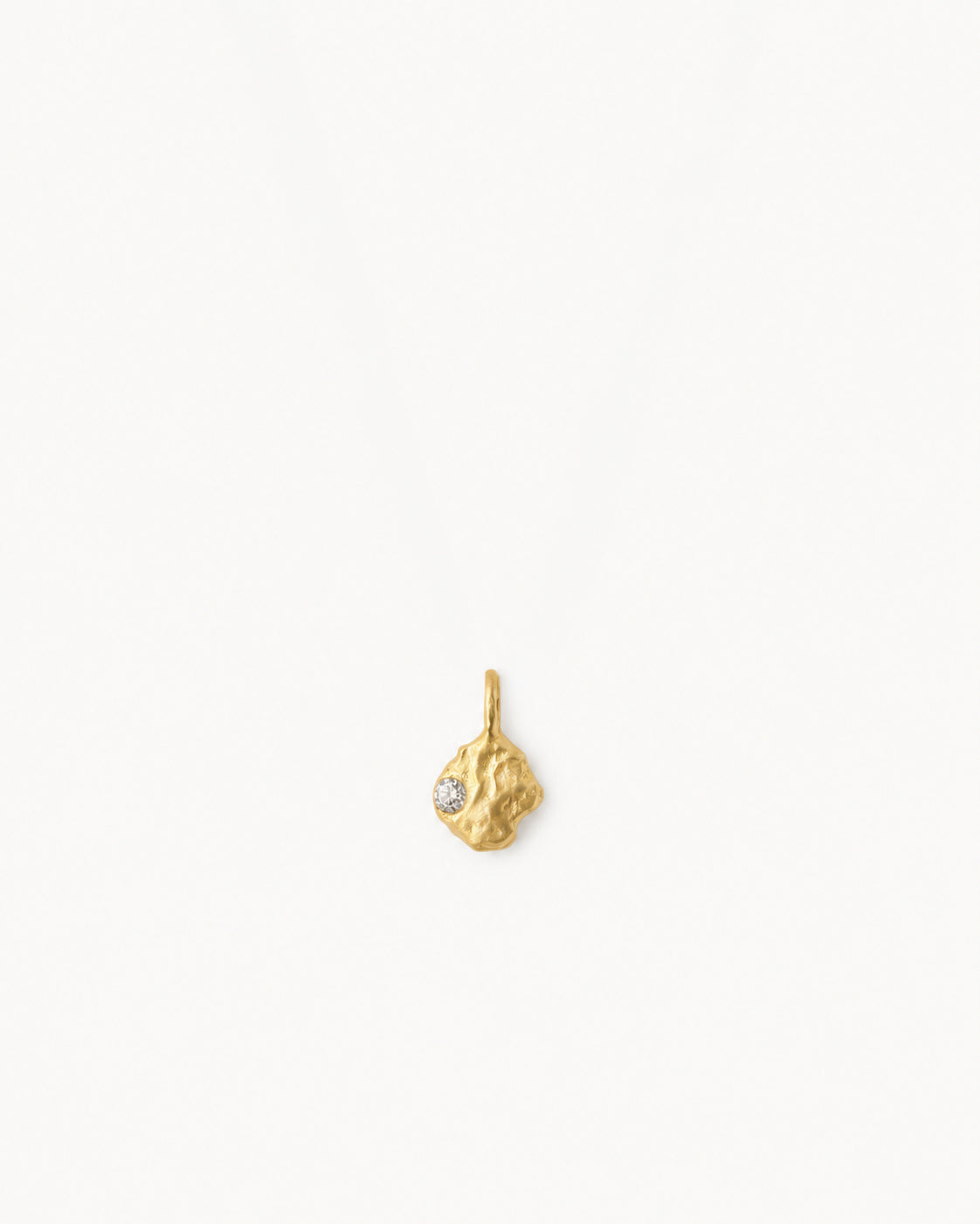 Pendente Birthstone Abril – Topázio Branco natural