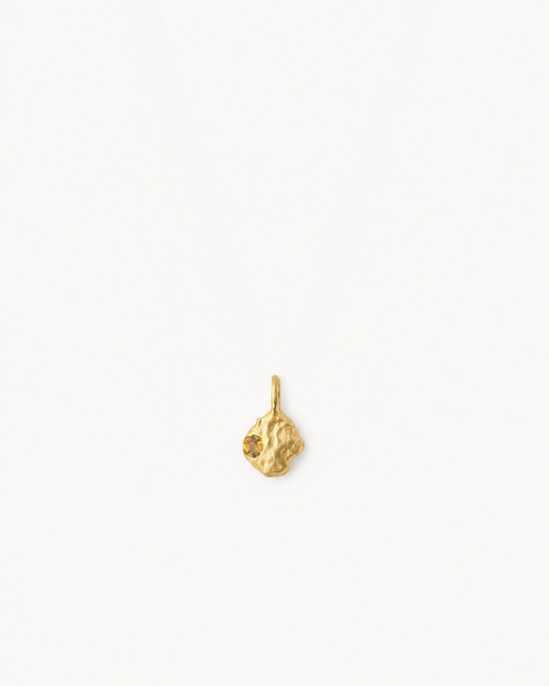 Pendente Birthstone Novembro – Citrino natural