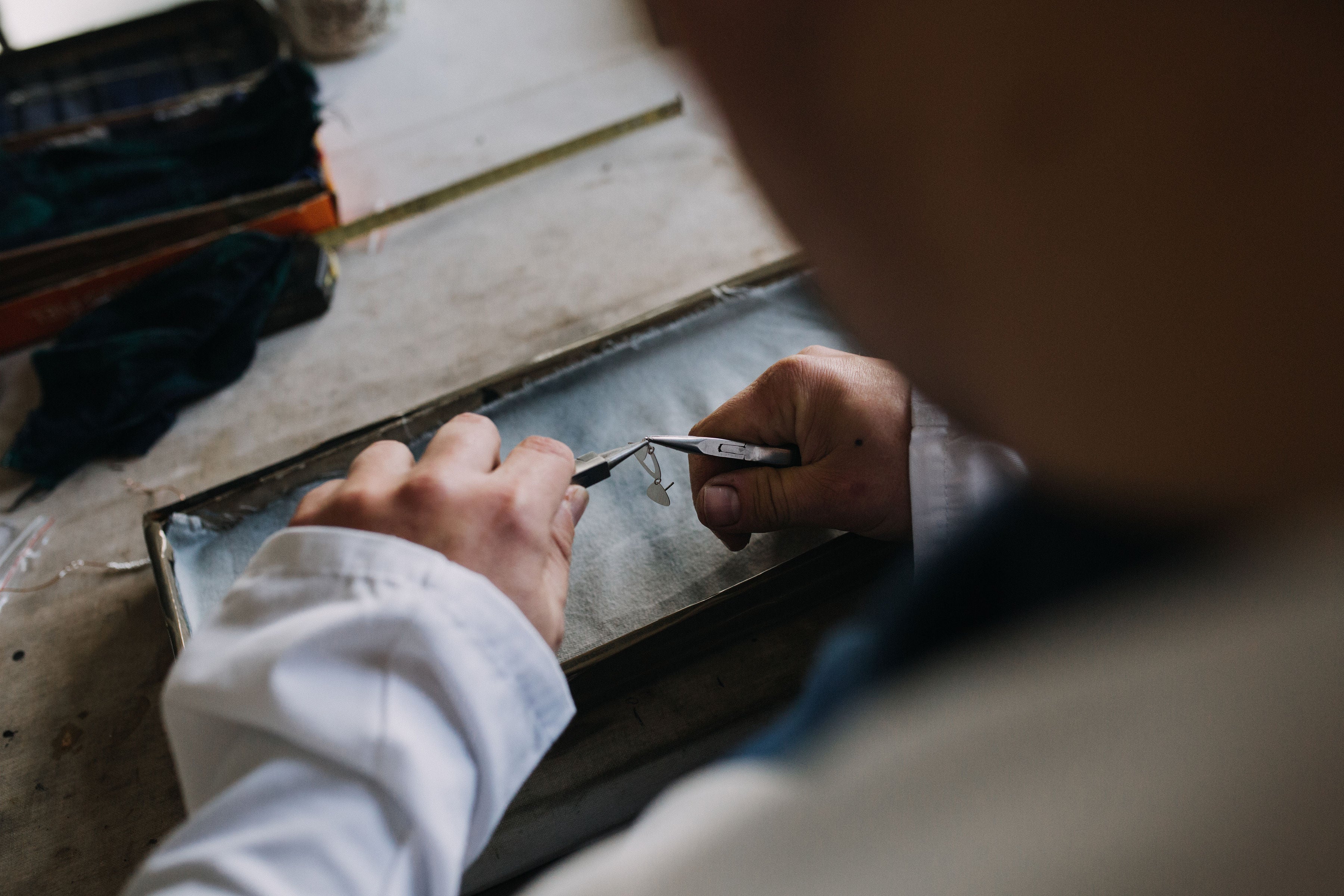 Produção joias MESH em prata 925.