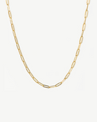 Colar corrente em prata 925 com banho de ouro 18K.