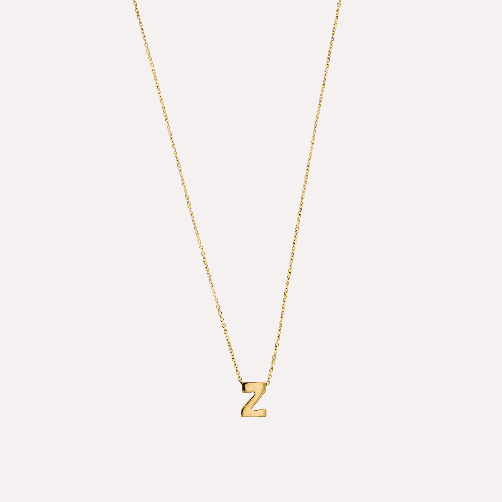 Colar letra inicial em prata