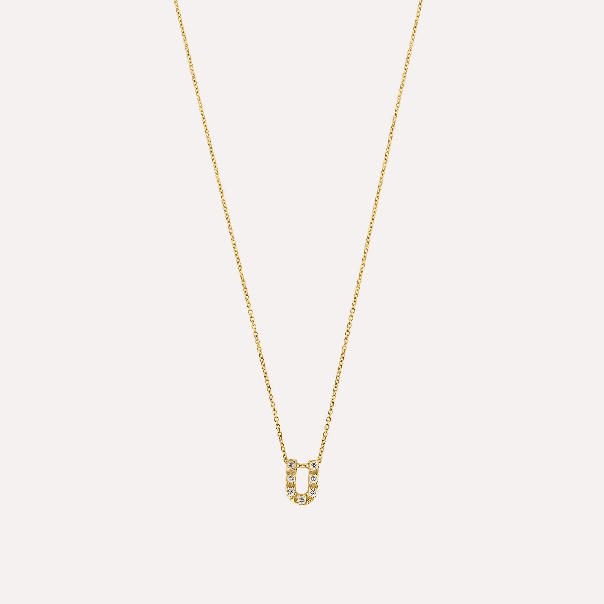 Colar letra inicial em prata