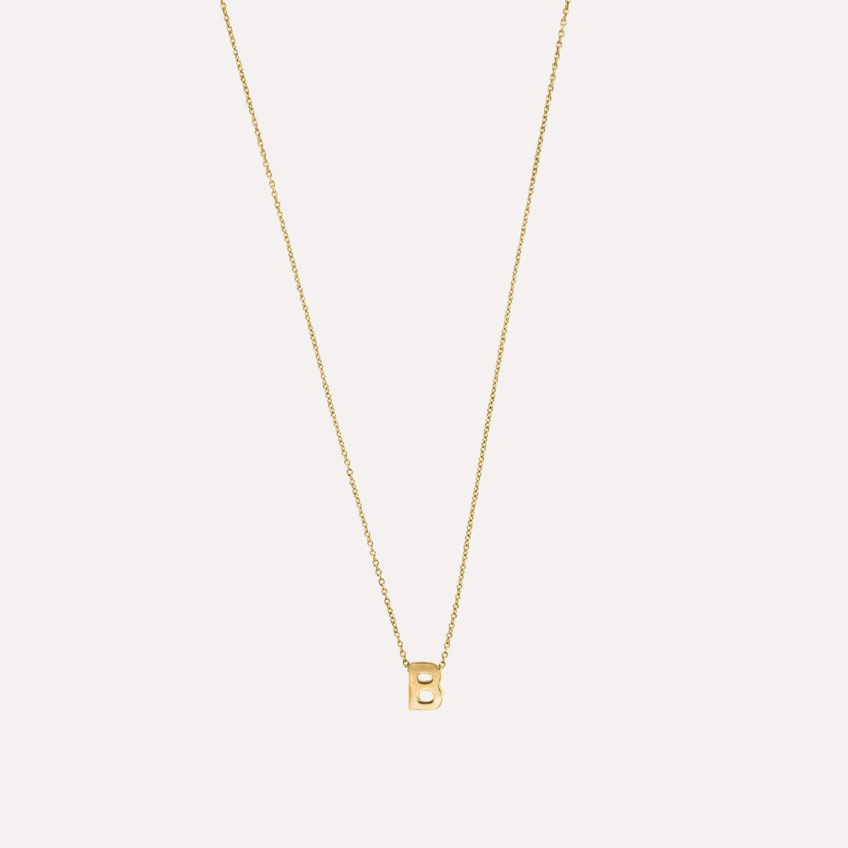 Colar letra inicial em prata