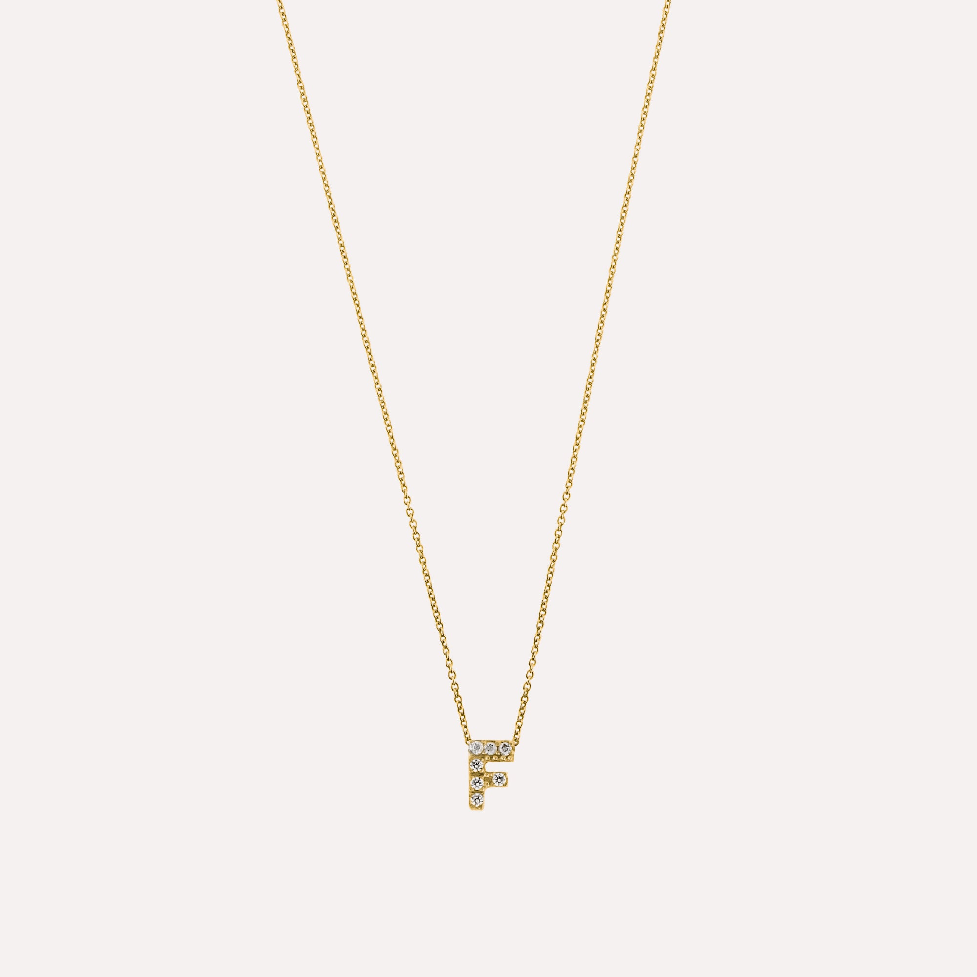 Colar letra inicial em prata